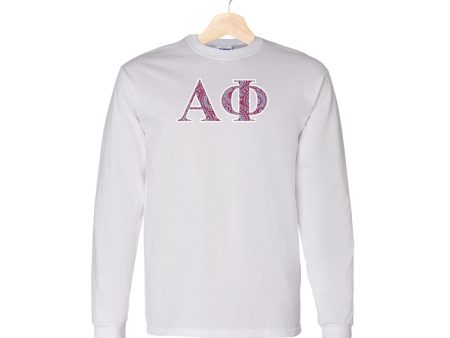 Alpha Phi Greek Letter Long Sleeve T-shirt Online