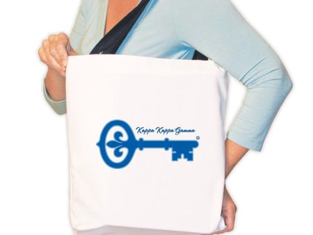 Kappa Kappa Gamma Canvas Tote Bag - Key Online Sale