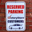 Reserved Parking Custom Logo Aluminum Sign For Cheap