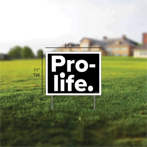 Pro Life Gift Pack - Yard Sign, Decal & Can Cooler Online Hot Sale