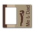 Me and Dad Brown Picture Frame Hot on Sale