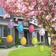 FLAT Hanging Easter Eggs Decorations Cheap