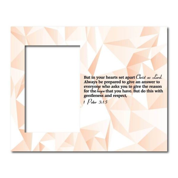 1 Peter 3:15 Decorative Picture Frame For Sale