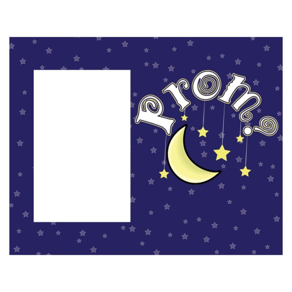 Moon and Stars  Prom? Promposal Picture Frame Hot on Sale