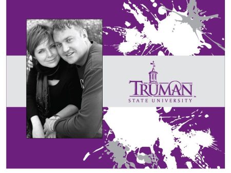 Truman State University Paint Splatter Picture Frame For Discount