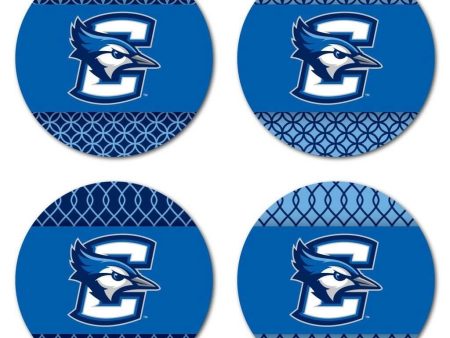 Creighton University Patterned Coaster Set of 4 For Sale