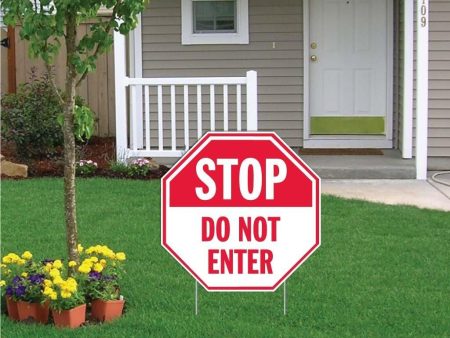 Stop Do Not Enter Octagon Sign - #4 on Sale