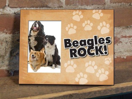 Beagles Rock Dog Picture Frame For Cheap