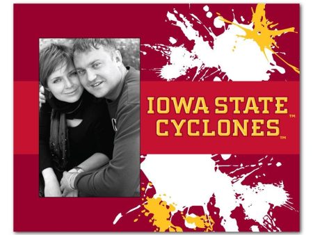 Iowa State University Paint Splatter Picture Frame Online