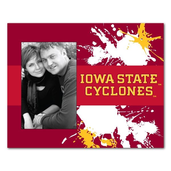 Iowa State University Paint Splatter Picture Frame Online