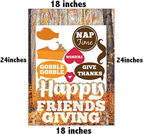 Happy Friendsgiving Photo Booth Frame & Props Online Sale