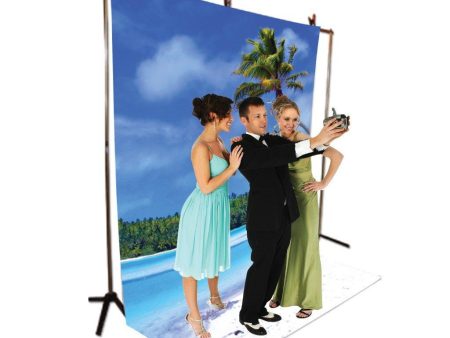 Tropical Beach Vinyl Photography Backdrop For Cheap