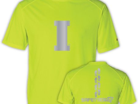 University of Iowa Block I Men s SafetyRunner Reflective Performance Shirt Online