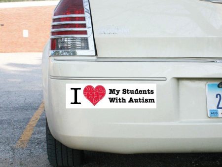 I Love My Students with Autism Bumper Magnet 3 x 11.5 Online