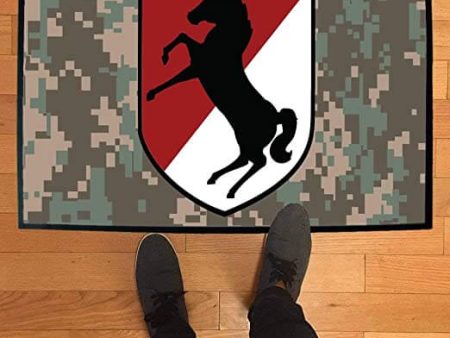 11th Armored Calvary Doormat Online Sale