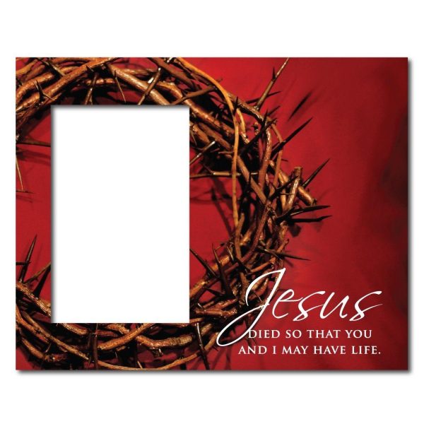 Jesus died so that.. Decorative Picture Frame For Cheap