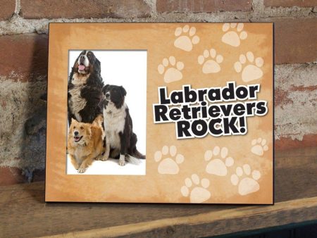 Labrador Retrievers Rock Dog Picture Frame Cheap