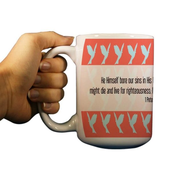 2 Peter 1:4 Religious 15oz Coffee Mug For Sale