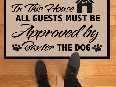 Custom Approved by Dog Doormat For Sale