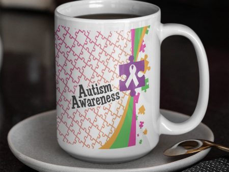 Autism Awareness Puzzle Print Coffee Mug For Sale