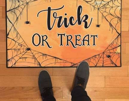 Halloween Trick or Treat Doormat Online now