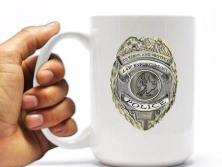 Back the Badge Coffee Mug Online Hot Sale