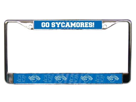 Indiana State University Go Sycamores! License Plate Frame For Discount