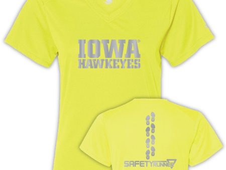 University of Iowa Hawkeyes Women s Safety Runner Reflective Cheap