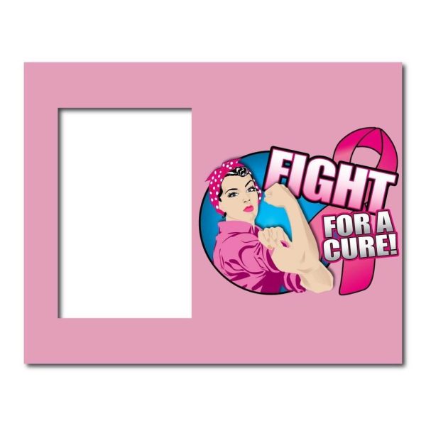 Fight for a Cure with Rosie the Riveter Breast Cancer Picture Frame For Discount