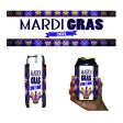 Custom Mardi Gras Banner & Can Cooler Set Fashion