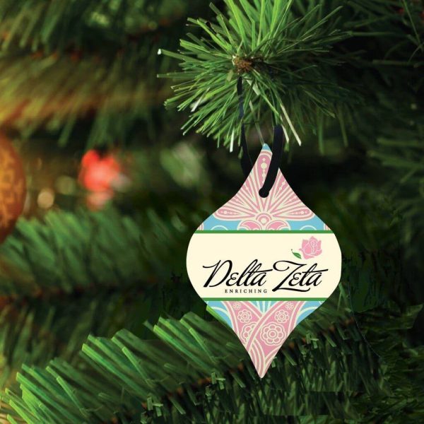 Delta Zeta Tapered Ornament Set of 3 Fashion