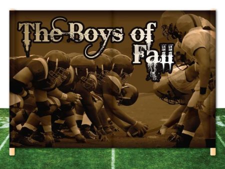 Boys of Fall Football Breakaway Banner Fashion