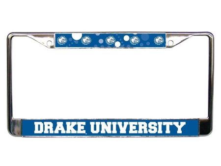 Drake University License Plate Frame Discount