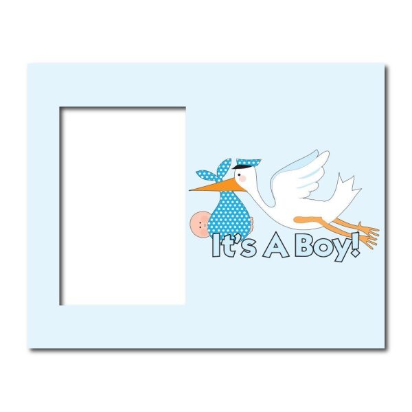 It s a Boy Stork Decorative Picture Frame on Sale