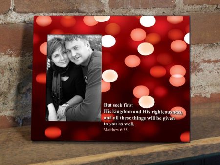 Matthew 6:33 Decorative Picture Frame For Discount