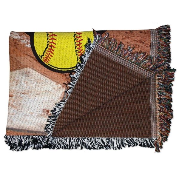 Softball Dad Woven Blanket Hot on Sale