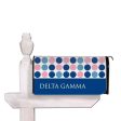 Delta Gamma Dotted Magnetic Mailbox Cover Discount