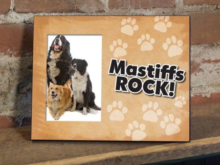 Mastiffs Rock Dog Picture Frame Online now