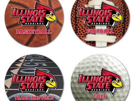 Illinois State University Sport Designs Coaster Set of 4 Online