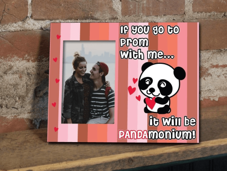 PANDAmonium Panda Promposal Picture Frame Cheap