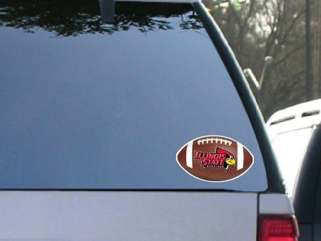 Illinois State University Football Window Decal Set of 2 on Sale