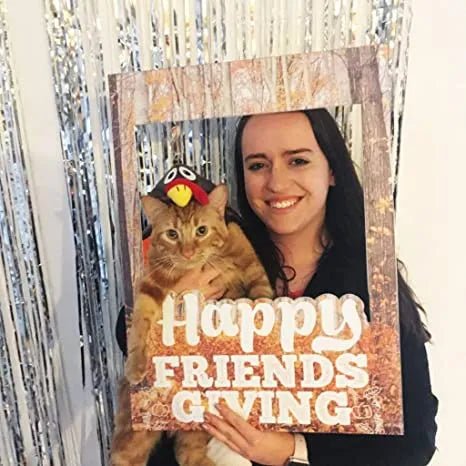 Happy Friendsgiving Photo Booth Frame & Props Online Sale