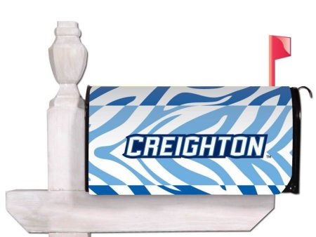 Creighton University Zebra Stripes Magnetic Mailbox Cover Online Sale