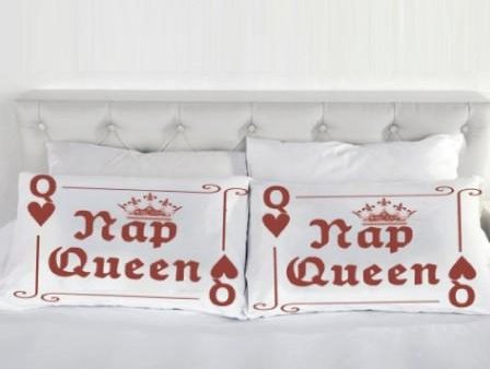 Nap Queen Pillow Cases Set of 2 For Sale