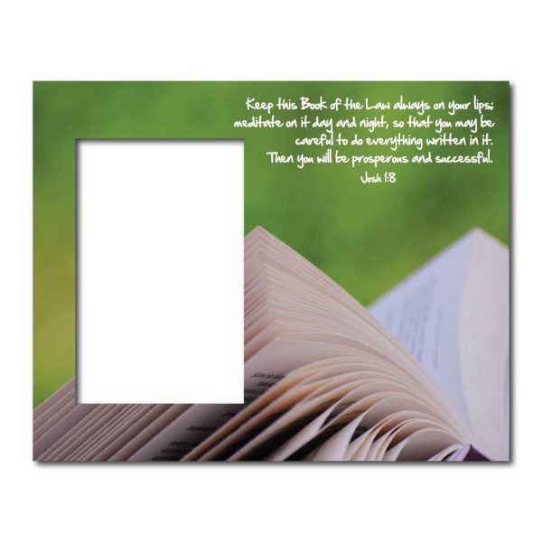 Joshua 1:8 Decorative Picture Frame Online