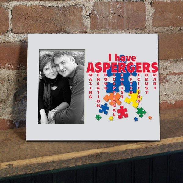 I Have Aspergers Decorative Picture Frame on Sale