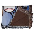 Baseball Dad Woven Blanket on Sale