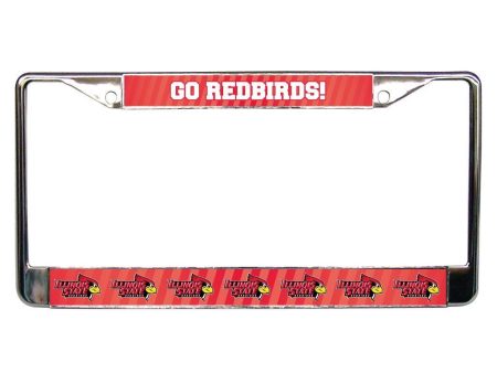 Illinois State University Go Redbirds! License Plate Frame Supply