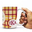 Pi Kappa Alpha 15oz Plaid Coffee Mug on Sale