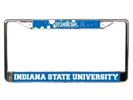 Indiana State University License Plate Frame For Sale